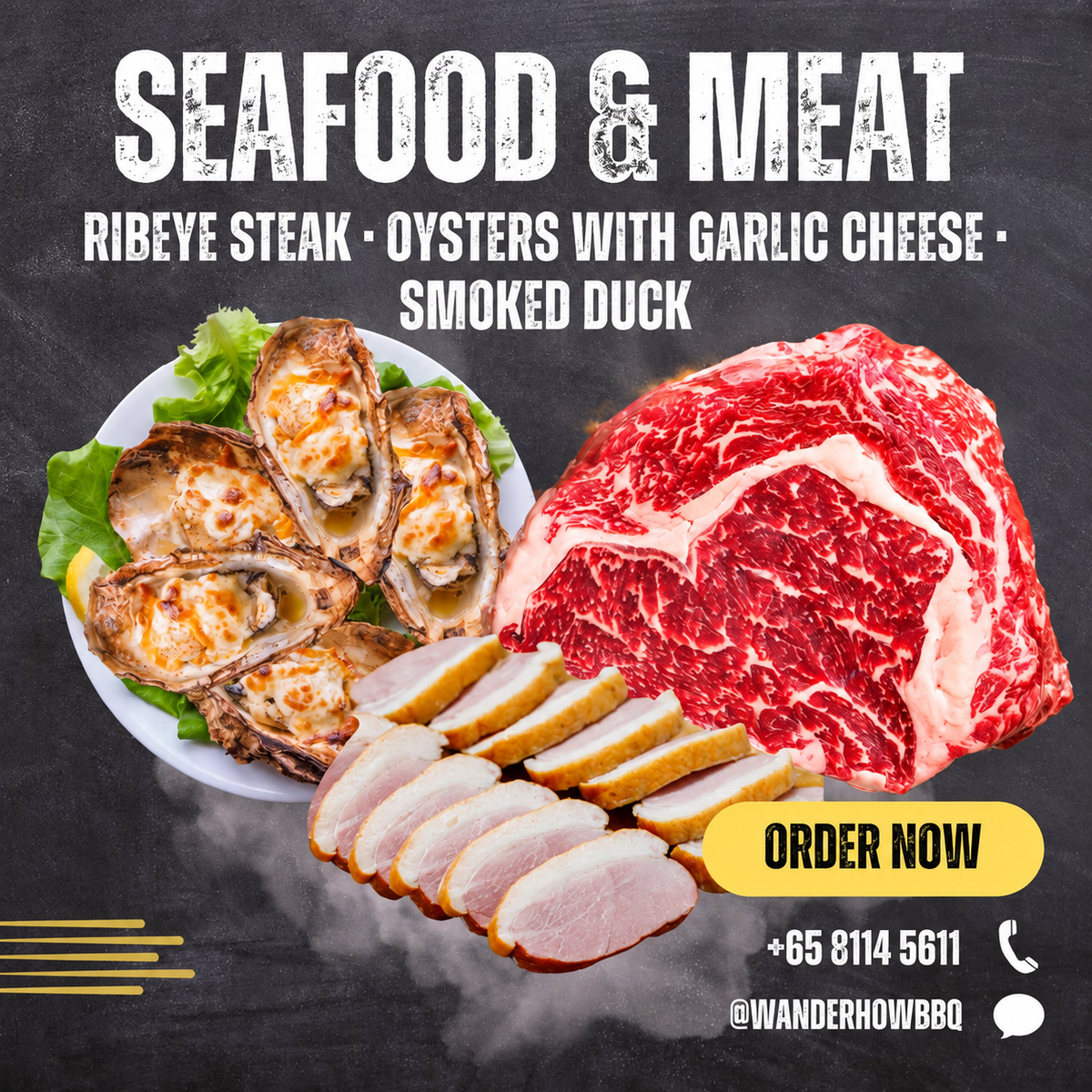 Seafood and Meat Set